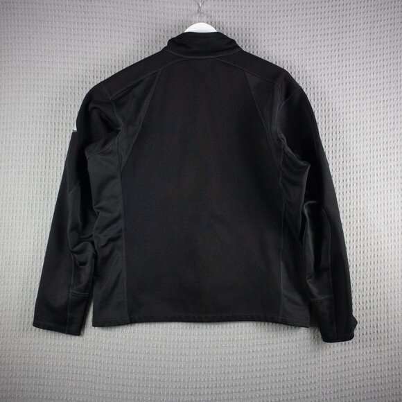 Eddie Bauer Jacket Mens L Black First Ascent Zip Nylon Coat - Picture 2 of 8